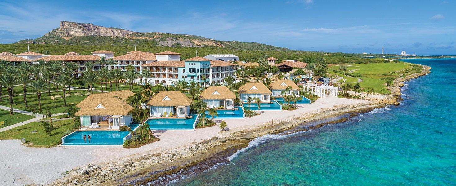 Awa Seaside Butler Bungalows at Sandals Royal Curaçao; photo courtesy of Sandals Royal Curaçao