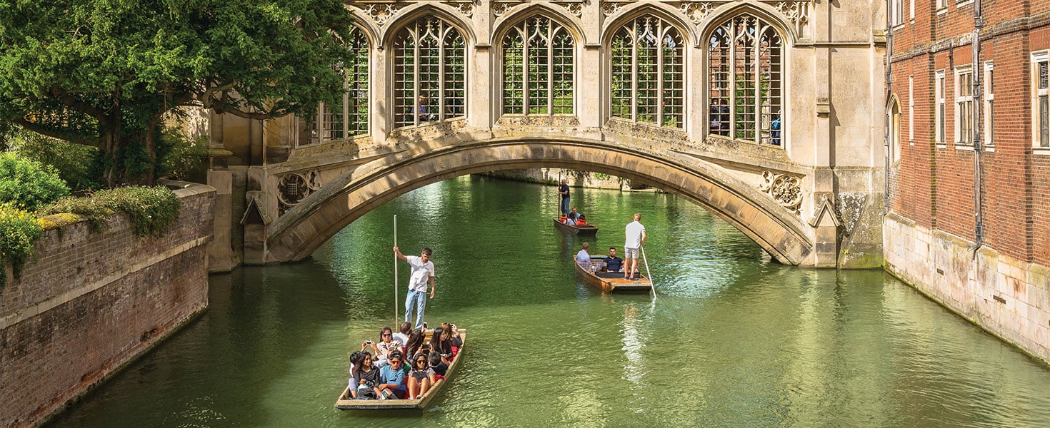 Bridge of Sighs on the River Cam