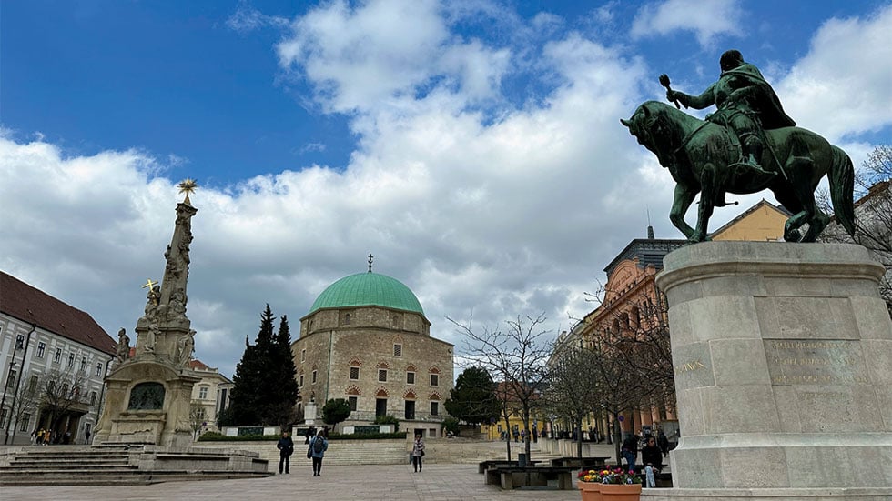 Széchenyi Square in Pecs