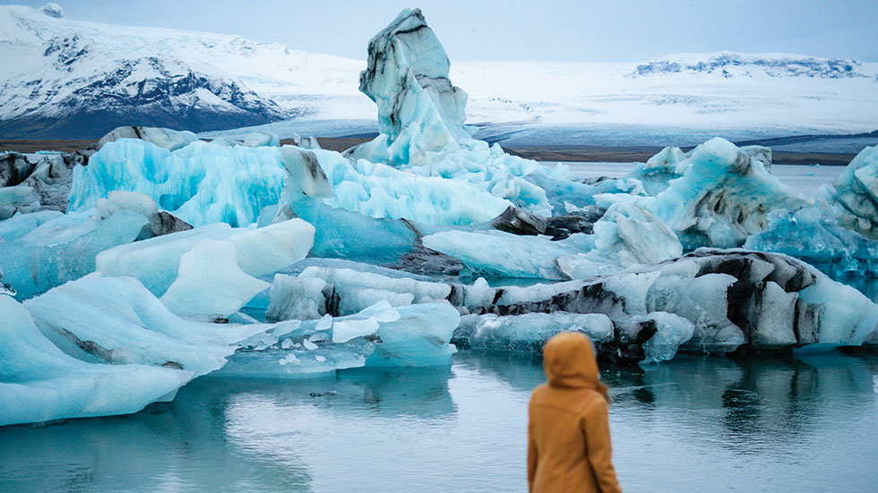 Jokulsarlon glacial lagoon in Vatnajokull National Park, Iceland