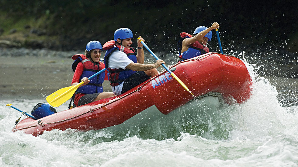 River rafting in Sarapiqui River, Costa Rica