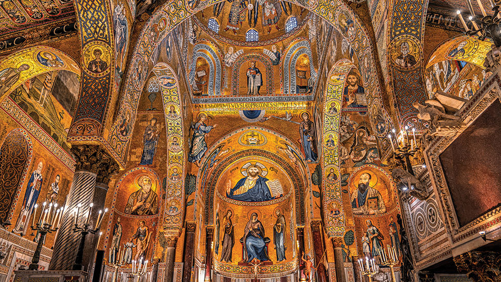 The Palace of the Normans’ Palatine Chapel in Palermo. Photo by Michael Knöbl/STOCK.ADOBE.COM