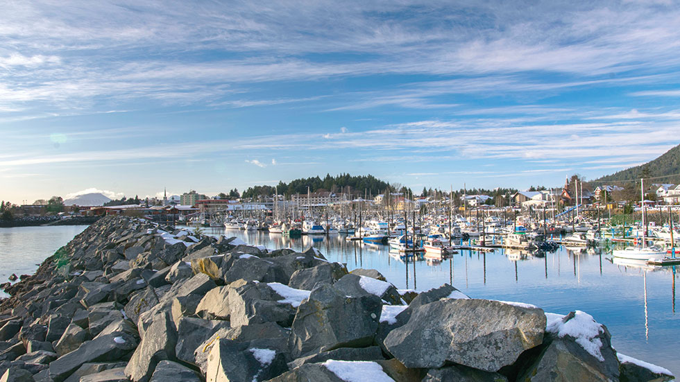 The effort required to reach Sitka, an island accessible only by sea or air, is well worth it. Photo by Skookum Photography/Stock.Adobe.Com