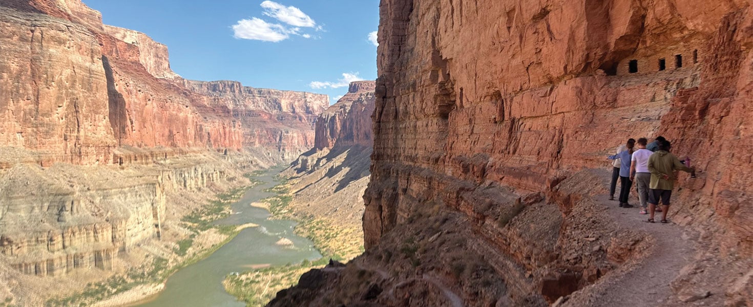 hiking in Grand Canyon