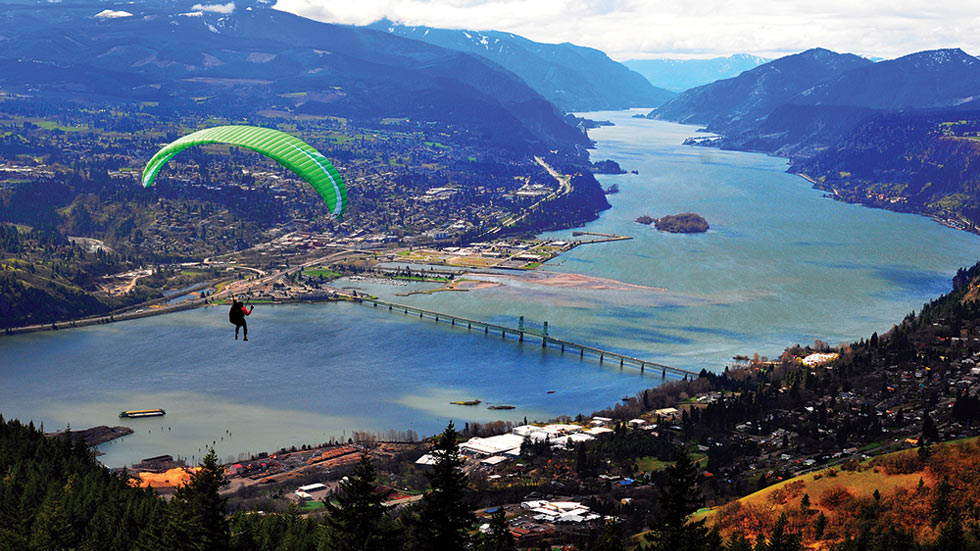 Columbia River Gorge National Scenic Area in Hood River, Oregon