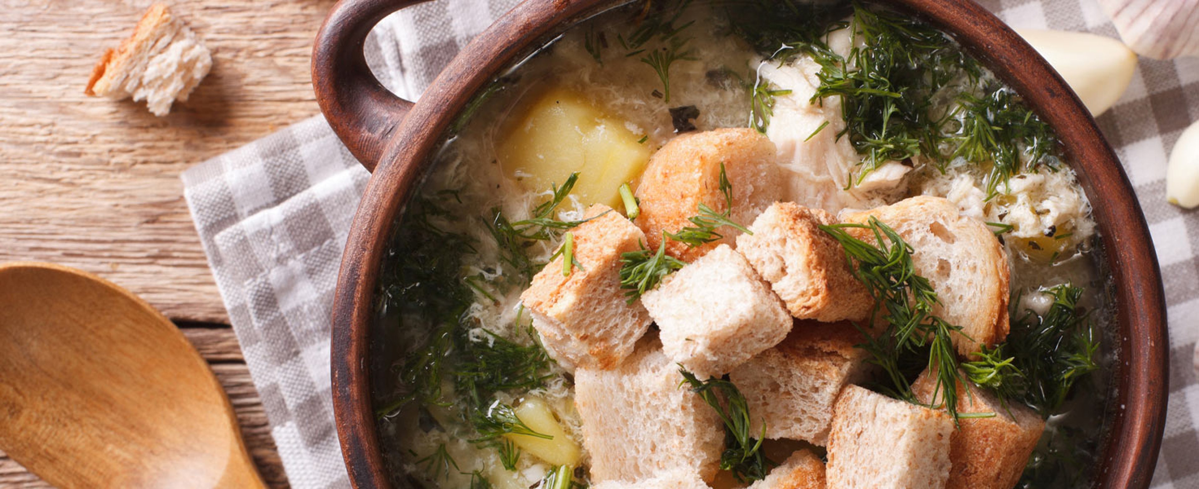 Česnečka Garlic Soup Recipe