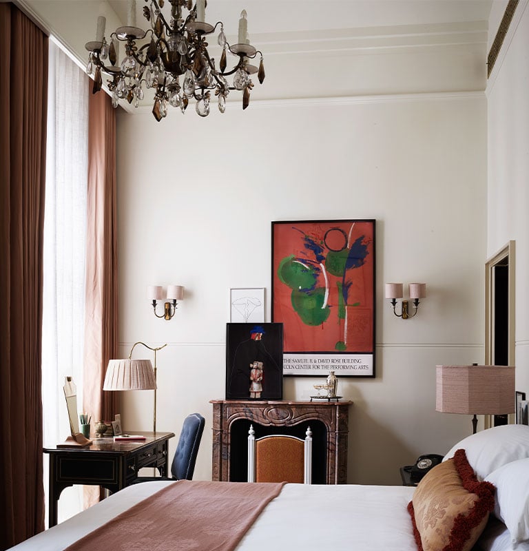 A stylish room at NoMad London. 