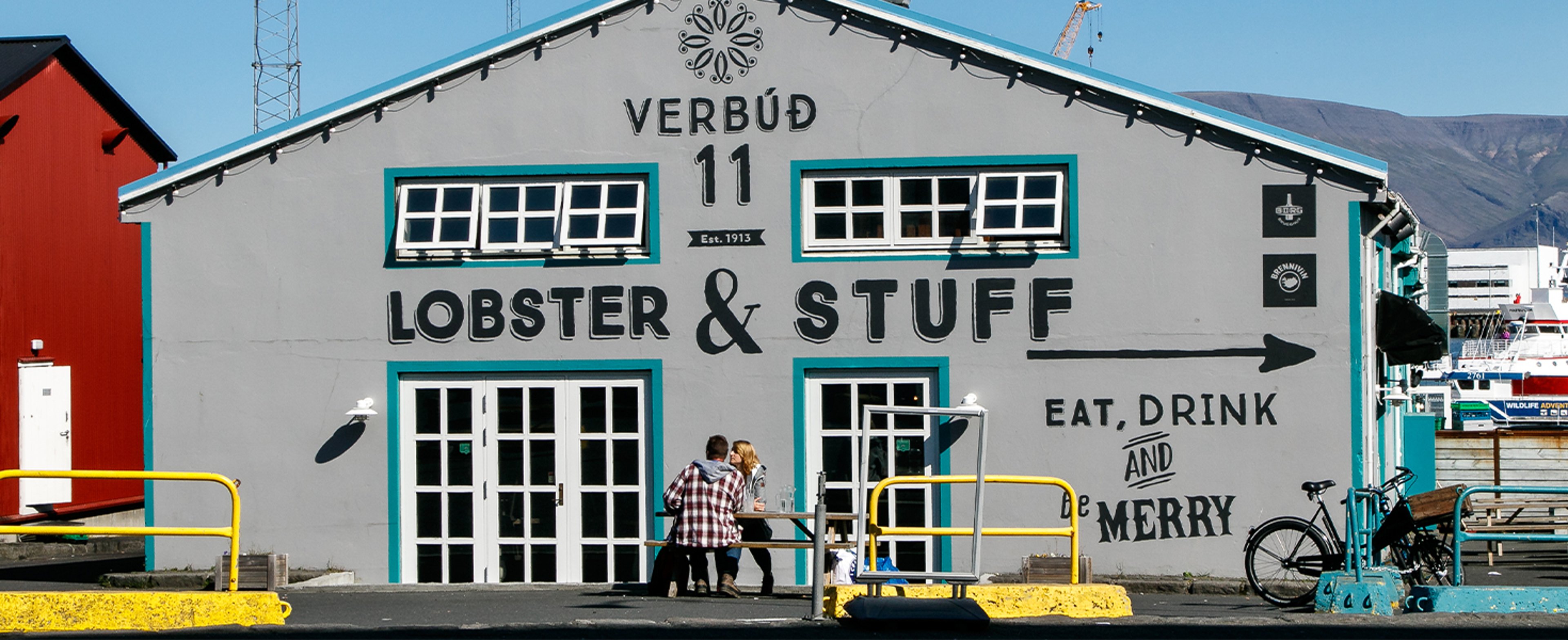 Building in Iceland that features interesting food
