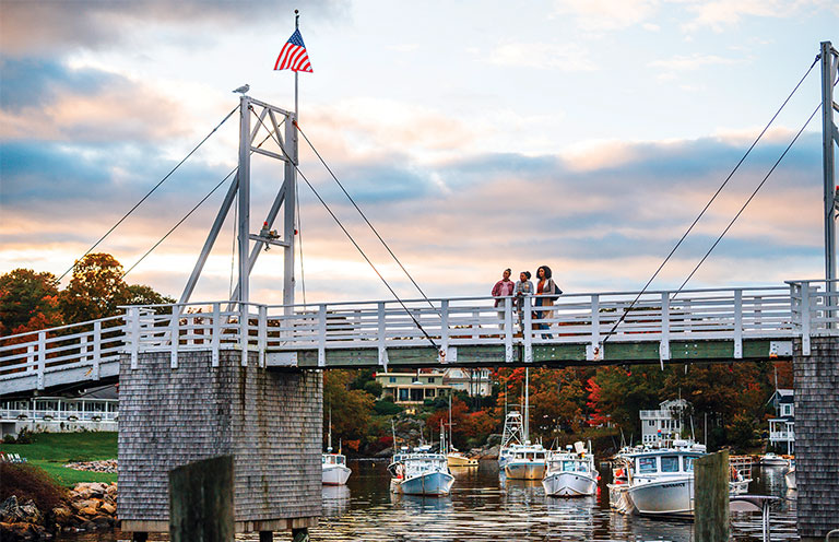 Perkins Cove Drawbridge in Ogunquit