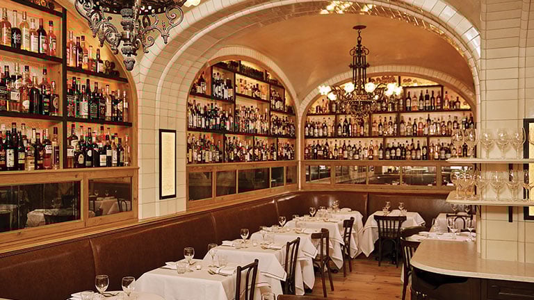 Borromini’s Italian-inspired dining room; photo courtesy of Starr restaurant