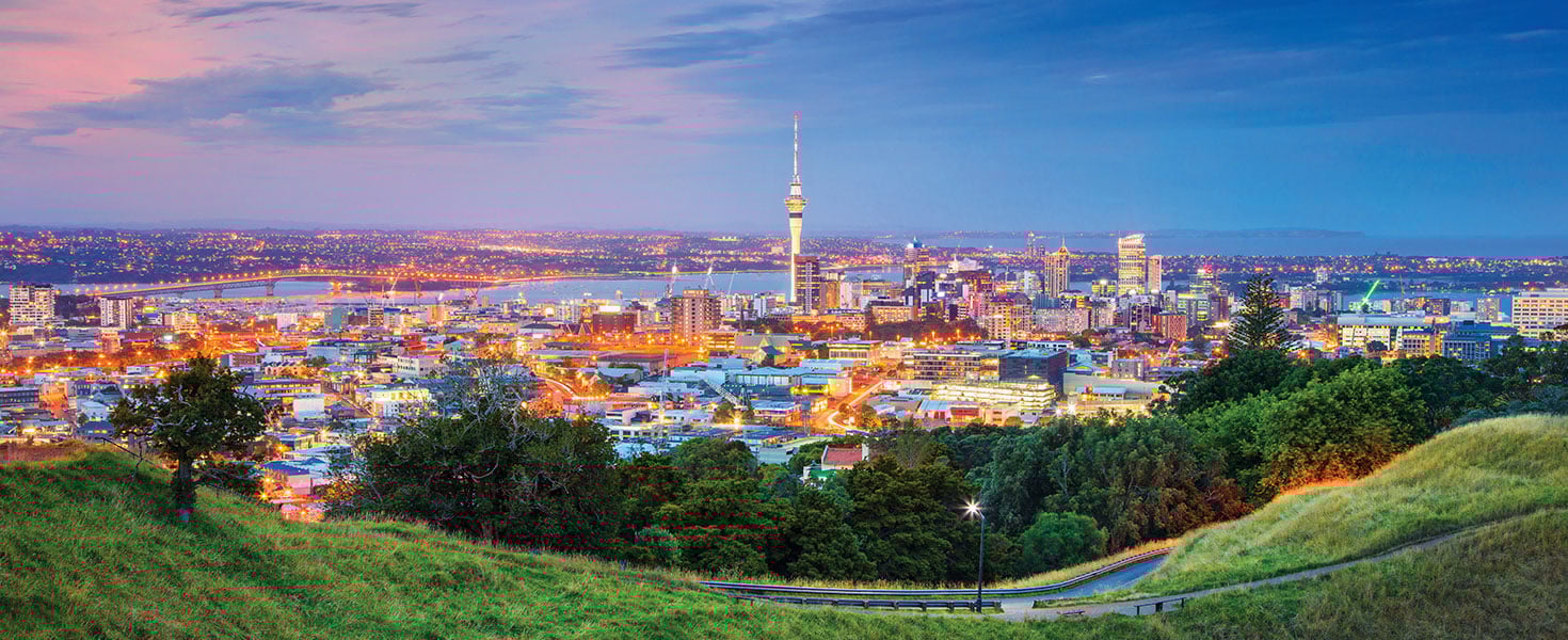 View of Auckland from Maungawhau/Mount Eden. Photo By Rudi1976/Stock.Adobe.com