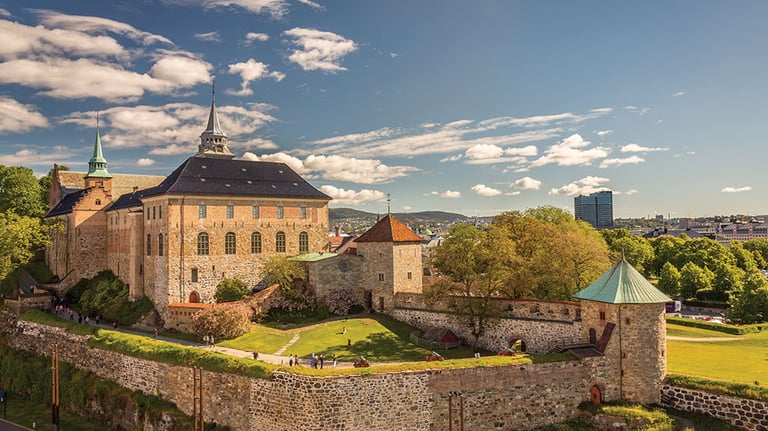 Akershus Fortress in Oslo, Norway. PHOTO BY PAULO/VISIT NORWAY