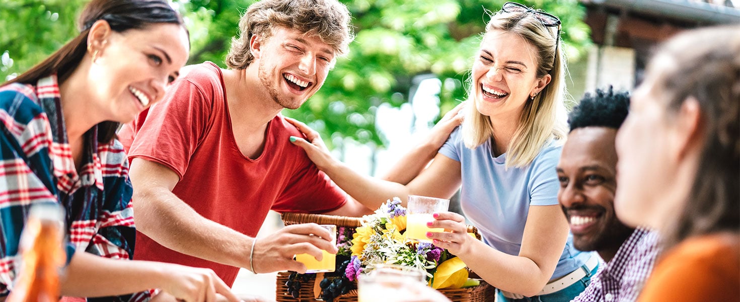 friends at brunch