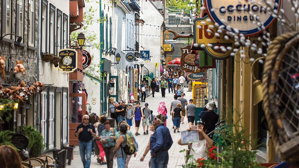 Avenue Petit Champlain in Quebec City