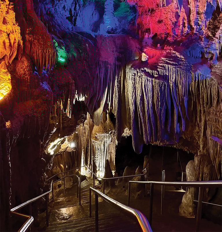 Meramec Caverns in Sullivan, Missouri