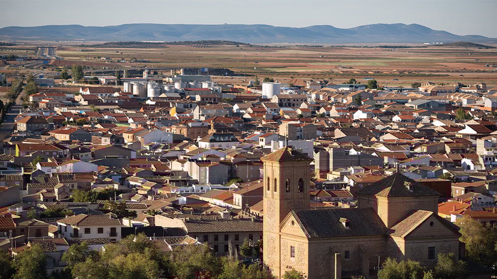 The village of Consuegra