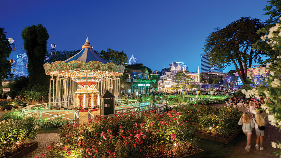 Tivoli Gardens in Copenhagen