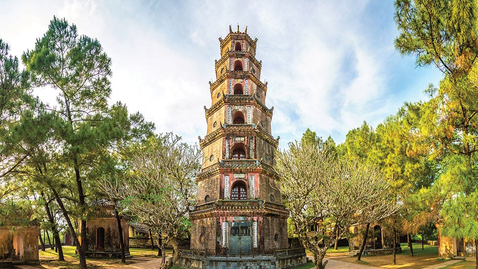 Upriver from Hué, the Pagoda of the Celestial Lady. Photo By Sergii Figurnyistock.Adobe.Com