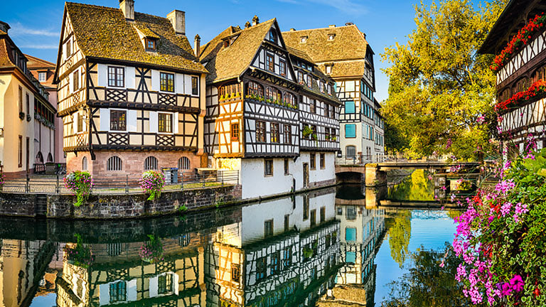 Petite France in Strasbourg, France by Mapics