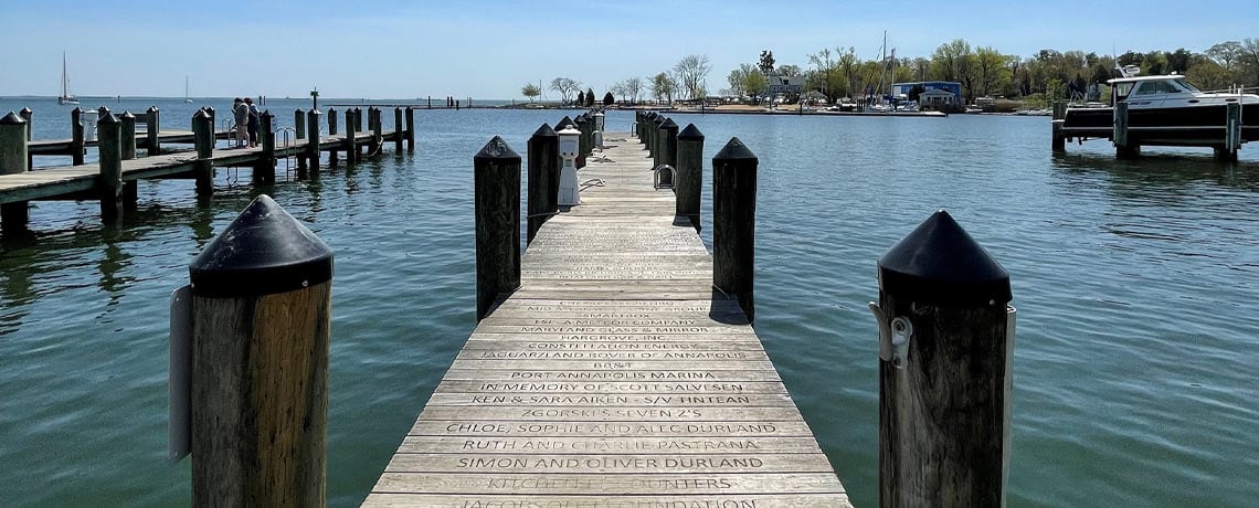 Chesapeake Bay in Annapolis, Maryland