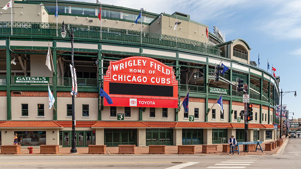 Wrigley Field in Chicago 