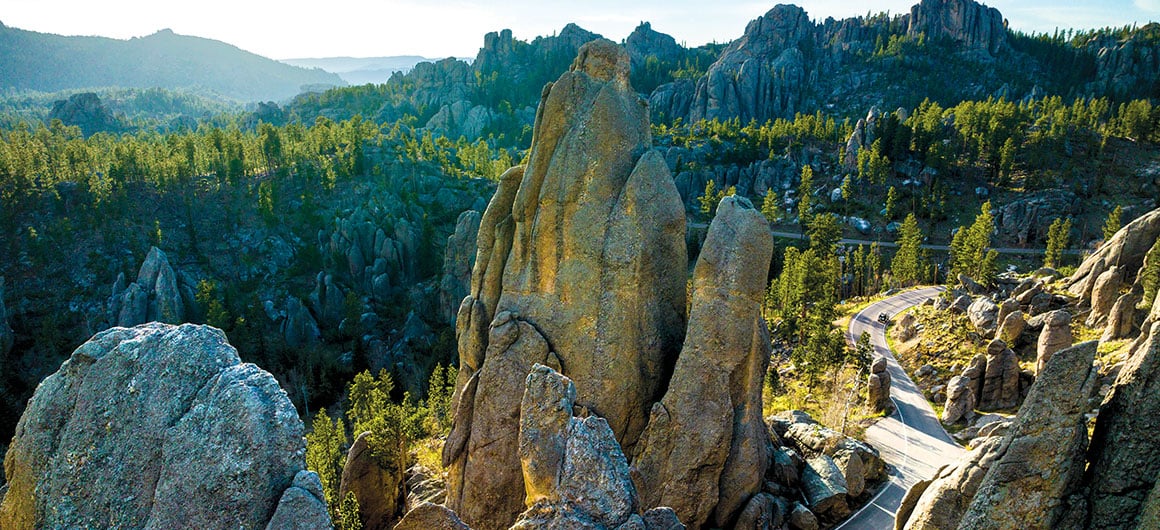 Needles Highway; photos courtesy of Travel South Dakota