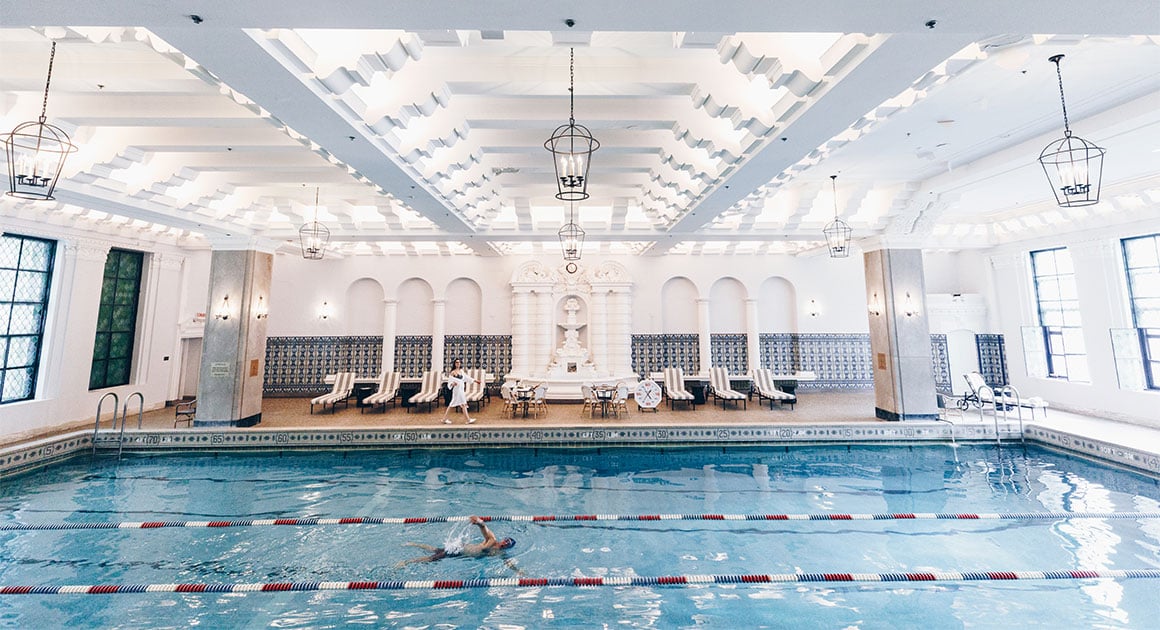 Pool at the InterContinental Hotel Chicago Magnificent Mile