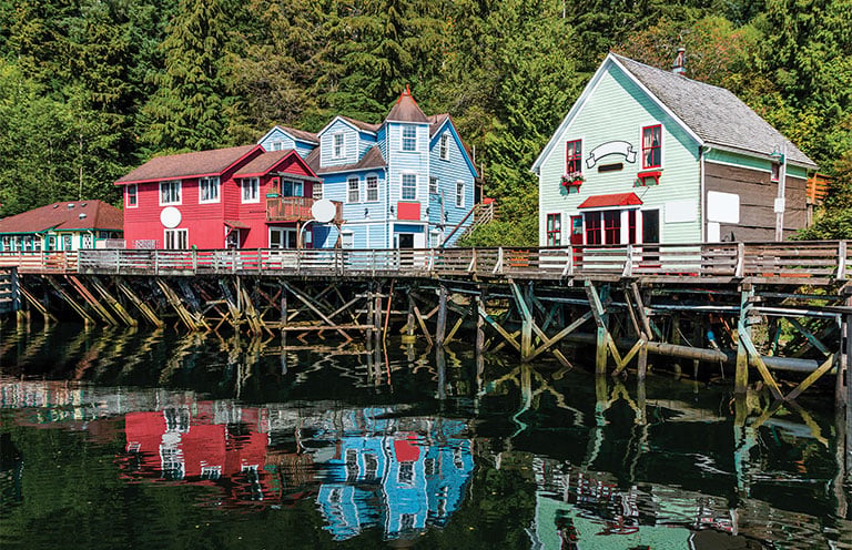 downtown Ketchikan