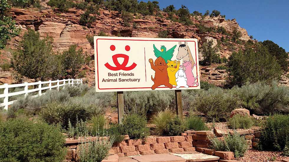 Kanab Best Friends Sanctuary sign