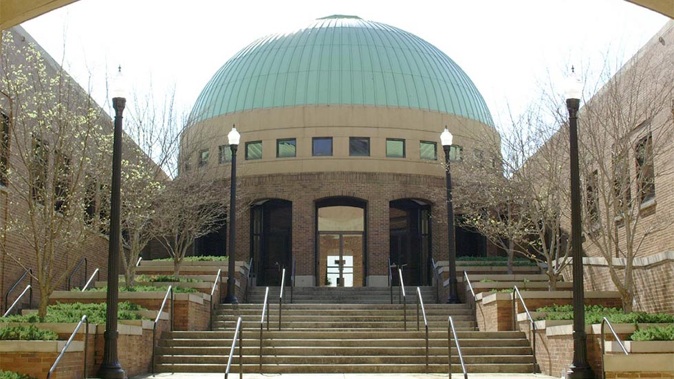 BCRI Dome daytime with arch