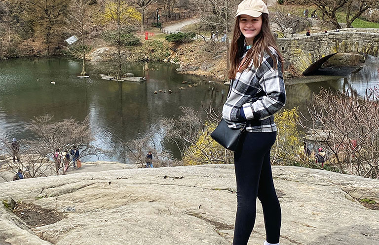 girl in central park