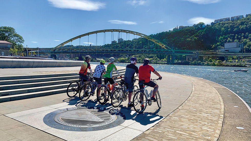 cyclers at point state park