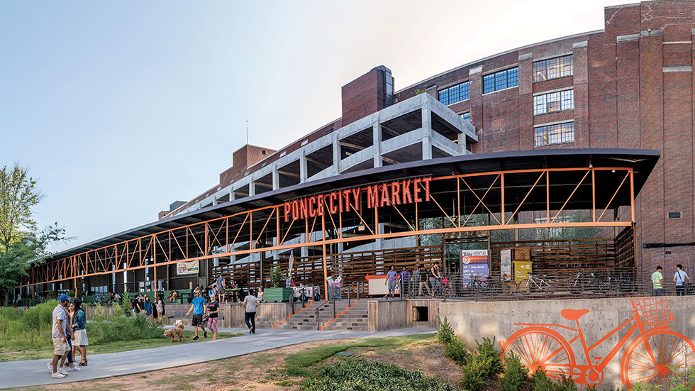 AtlantaMidtownPCMBeltLineEntrance. Photo courtesy of Atlanta Convention & Visitors Bureau