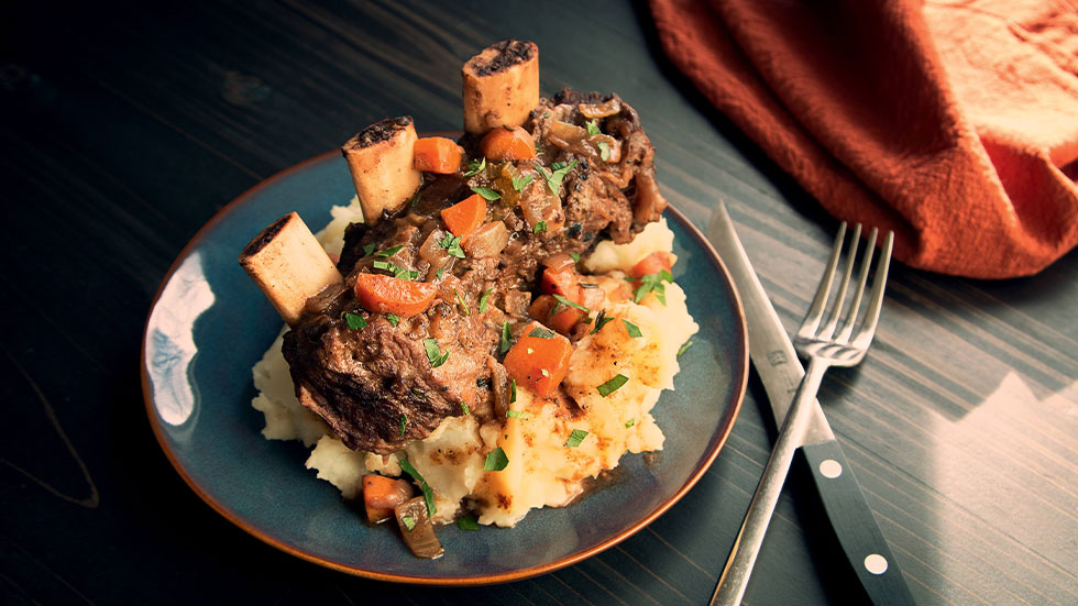 Moose Drool-Braised Bison Short Ribs at Yellowstone National Park