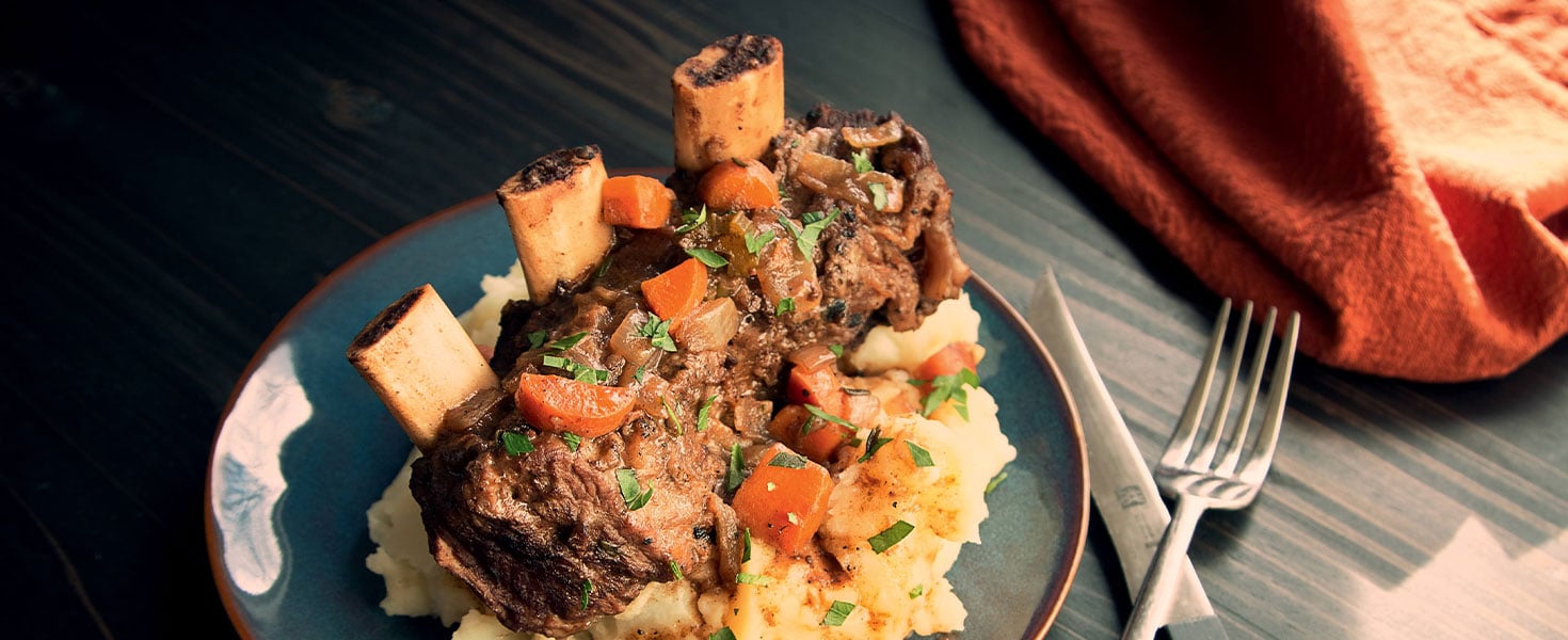 Moose Drool-Braised Bison Short Ribs at Yellowstone National Park
