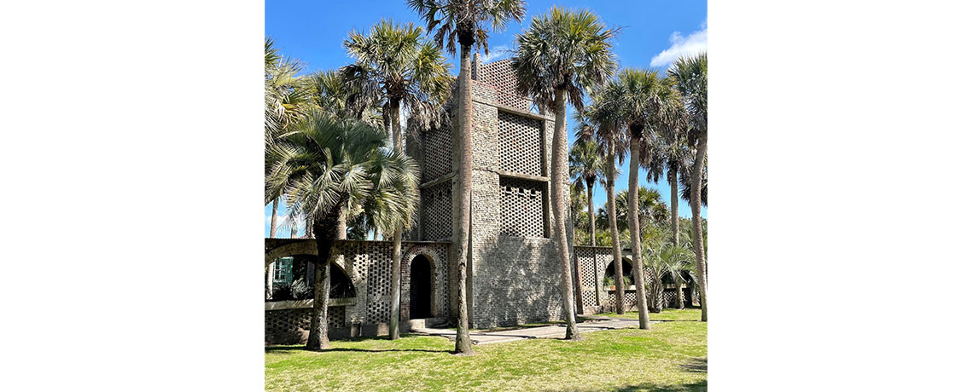 The Moorish-style Atalaya Castle in Huntington Beach State Park features a 40-foot tower and 30 rooms. Photo by Stacy Tillilie