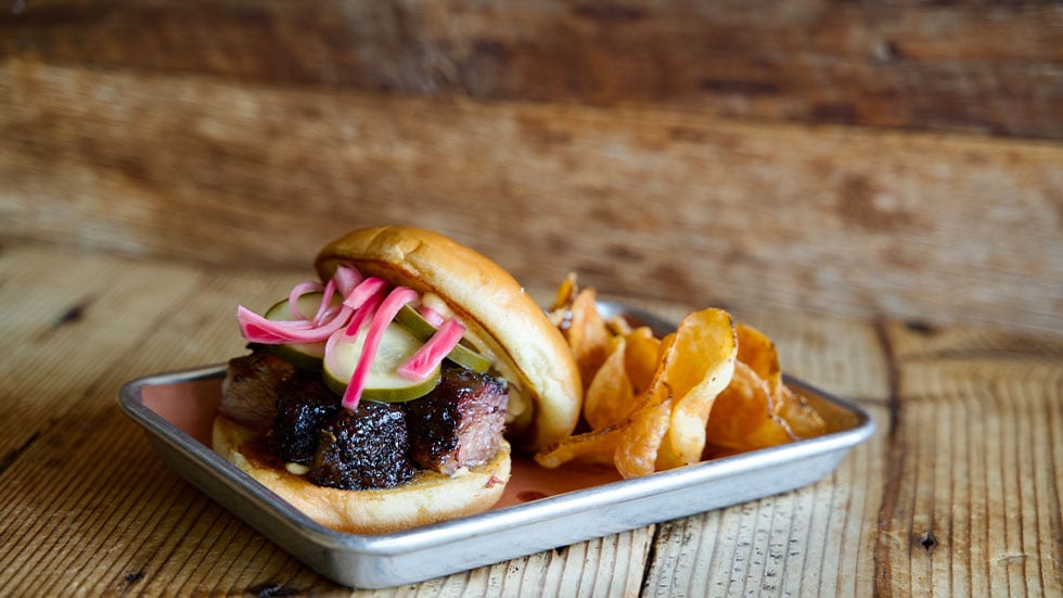 BBQ Burger prepared by Greg Gatlin