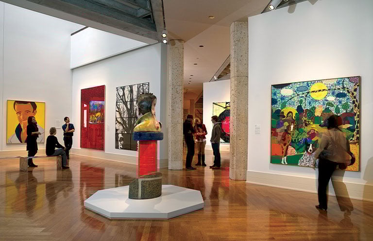A gallery of modern art at Virginia Museum of Fine Arts