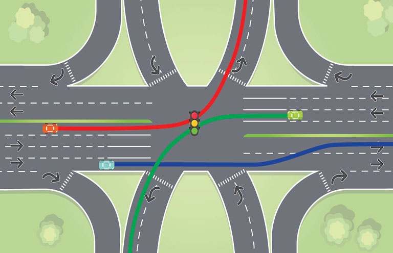 single point urban interchange