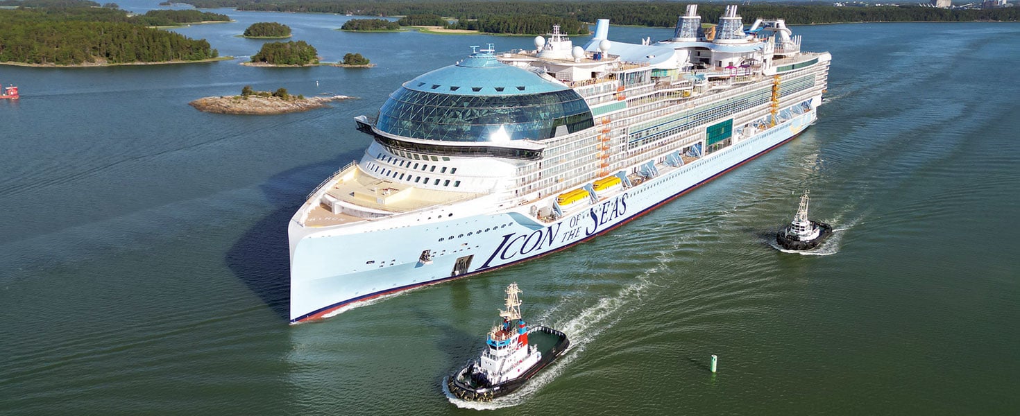 Royal Caribbean’s Icon of the Seas. Photo courtesy of Royal Caribbean