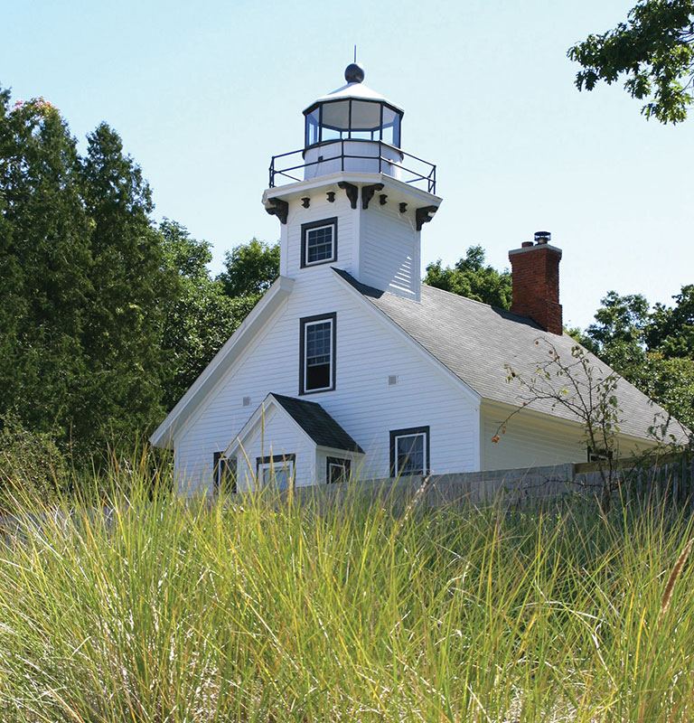 Mission Point Lighthouse; photo by Elizabeth Granger