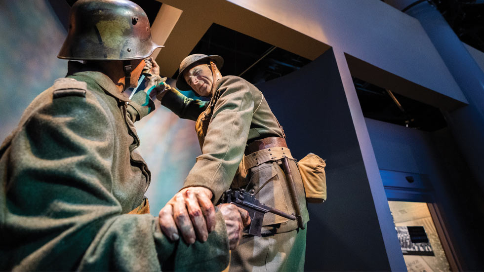 Exhibit in the National Museum of United States Marine Corps