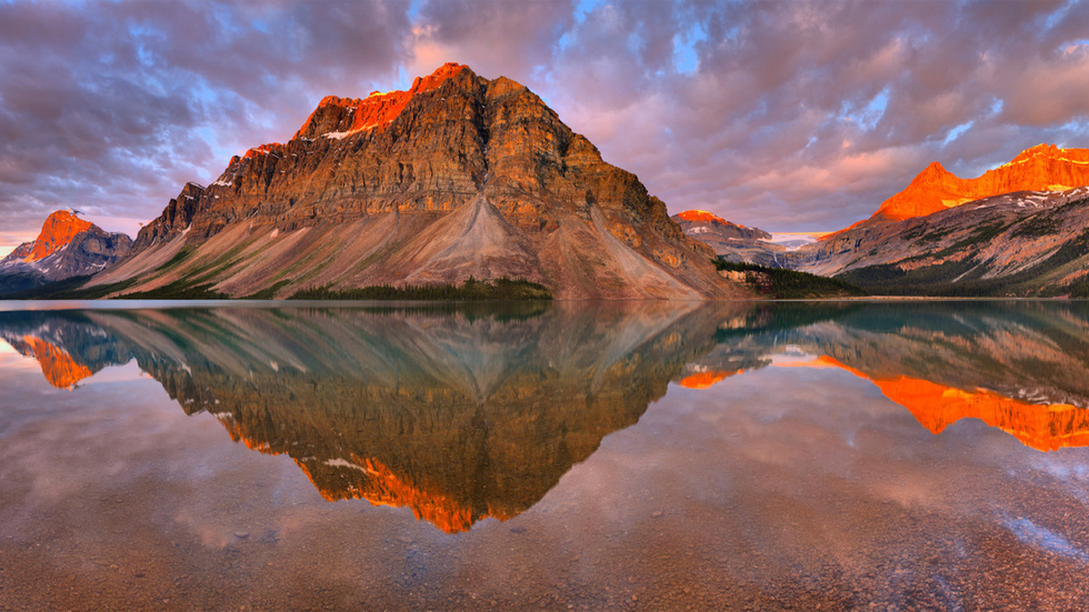 Third Runner Up Bow Lake Sunrise Panorama