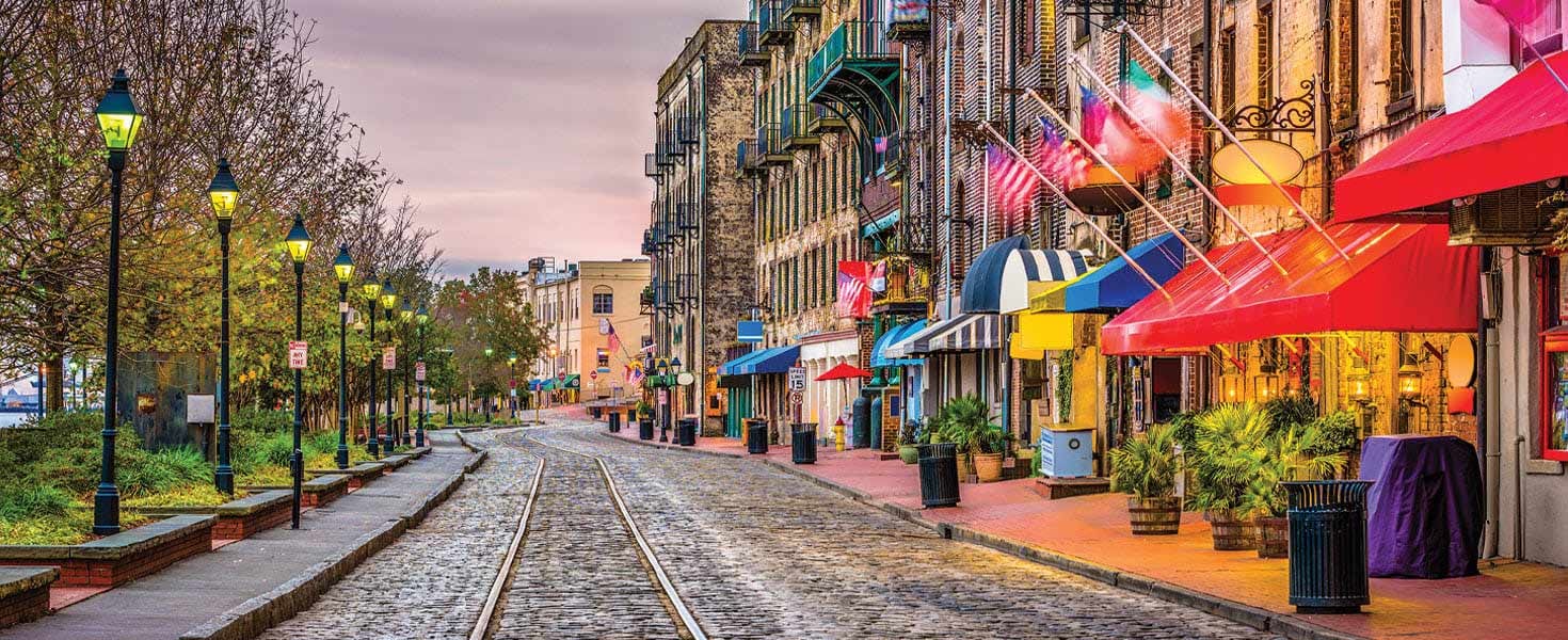 River Street in Savannah, Georgia
