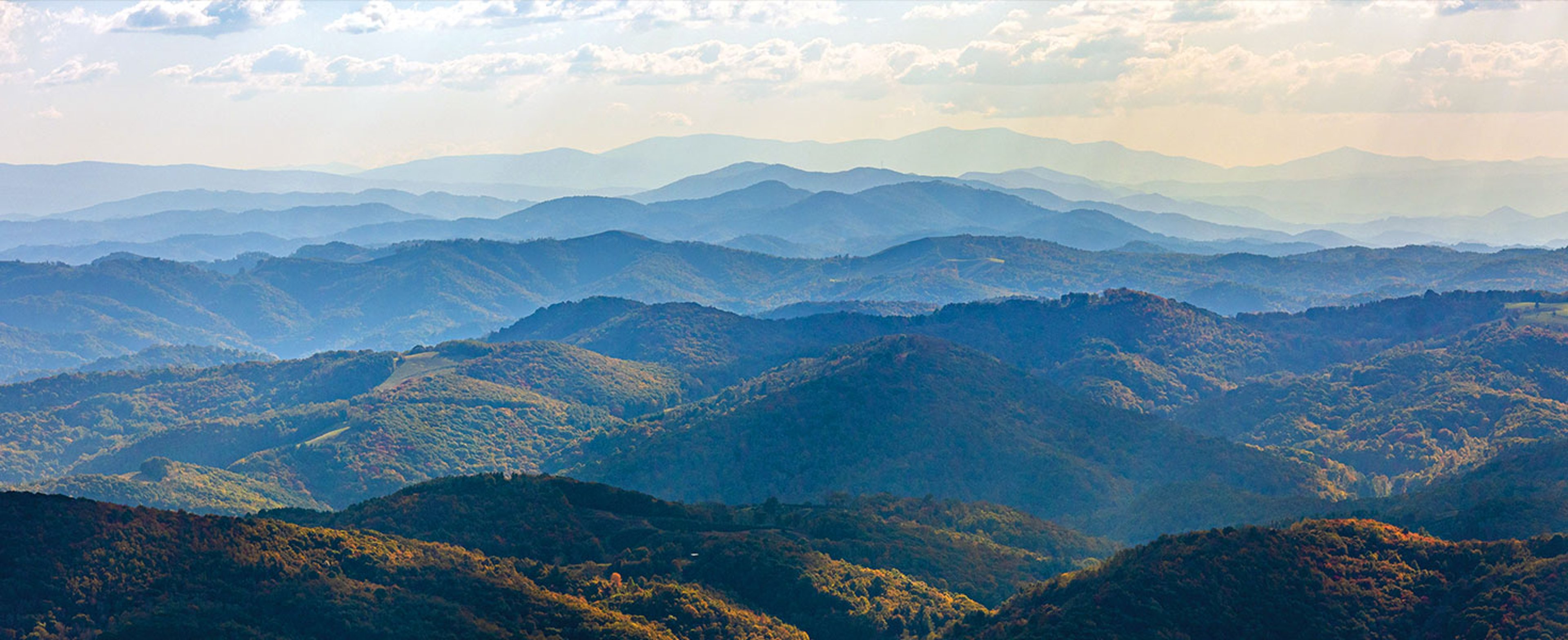 The Blue Ridge Mountains; photo courtesy of friends of Southwest Virginia