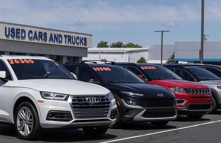 used cars for sale with price tags