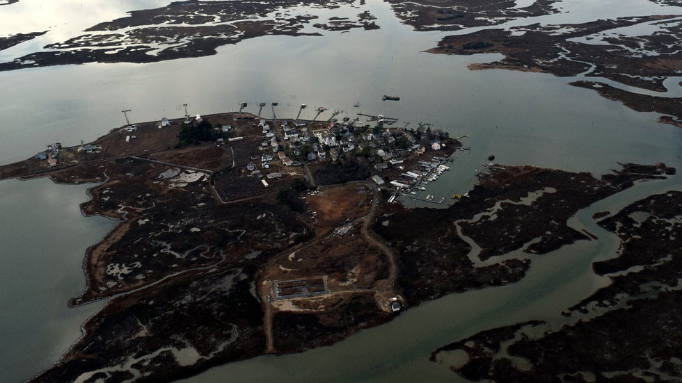 Aerial View of Smith Island