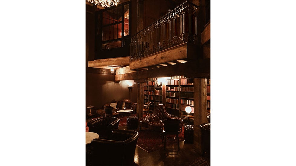 Hell or High Water’s library. Courtesy of Hell Or High Water