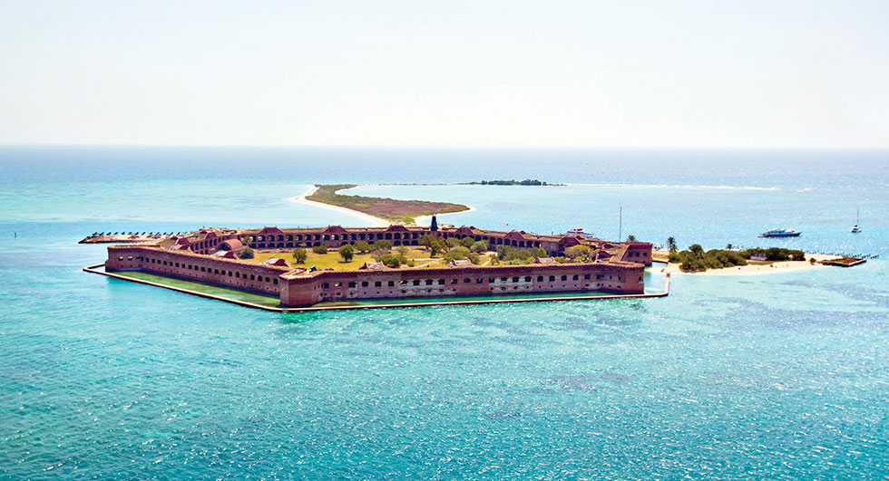 Fort Jefferson, Dry Tortugas National Park. Photo courtesy of Visit Florida