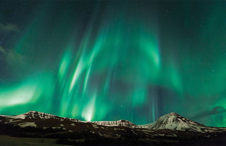 Northern Lights Mt. Esja